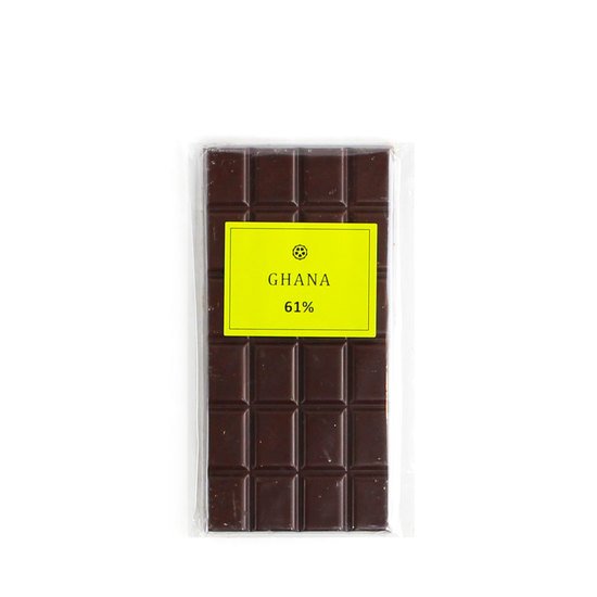 Tablette Chocolat Noir Ghana 61% 80g