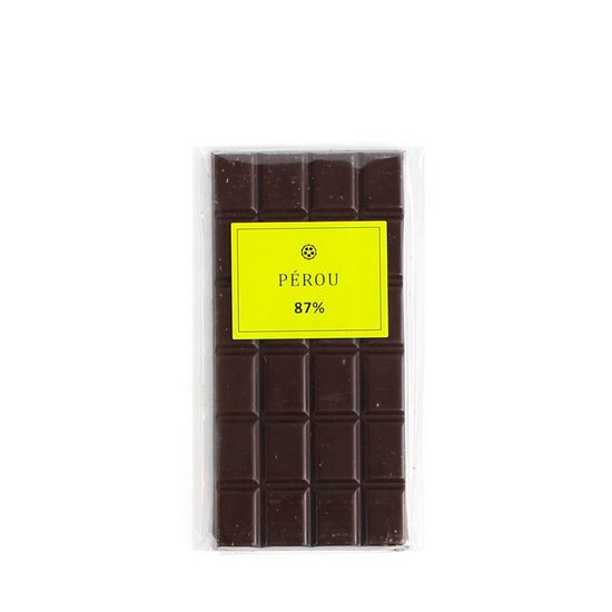 Tablette Chocolat Noir Pérou 87% 80g